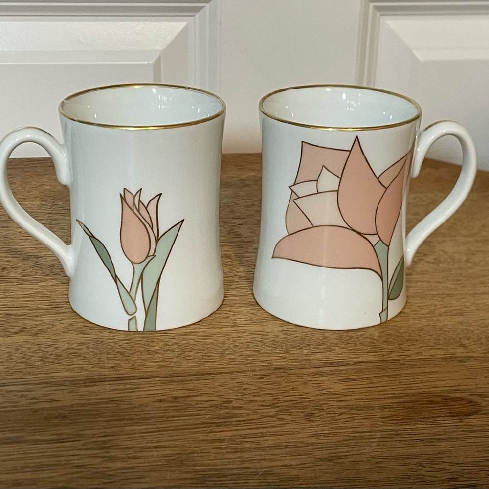 Fitz & Floyd Fleur de Paris Mugs